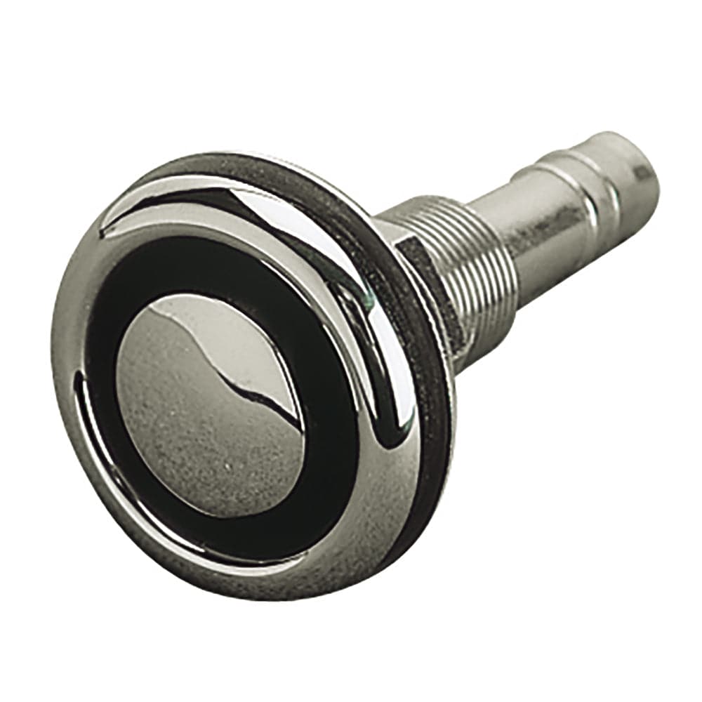 Sea-Dog Stainless Steel Flush Mount Gas Tank Vent 5/8" Hose - Straight [353210-1] - Twin Screws Marine Service