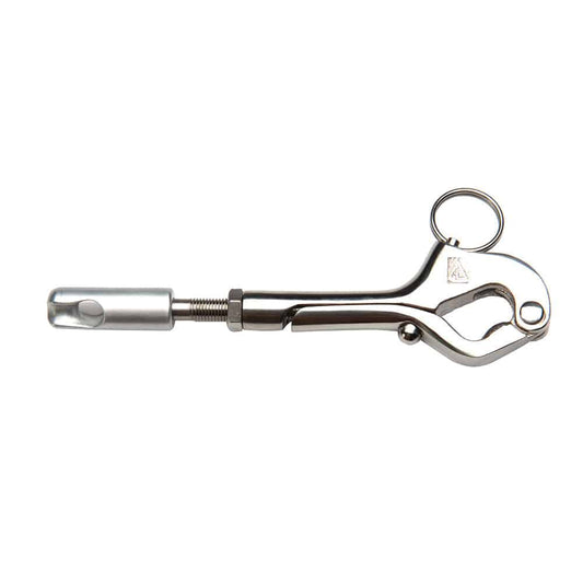 C. Sherman Johnson Over Center Gate Hook w/Splice Eye [LS-3100] - Twin Screws Marine Service