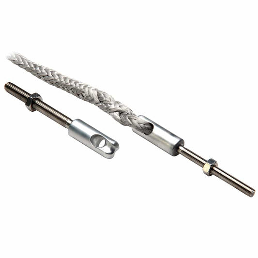 C. Sherman Johnson Splice Eye w/Threded Stud: 1/4"-28 x 2-1/2" LH w/Splice Eye [20-61] - Twin Screws Marine Service