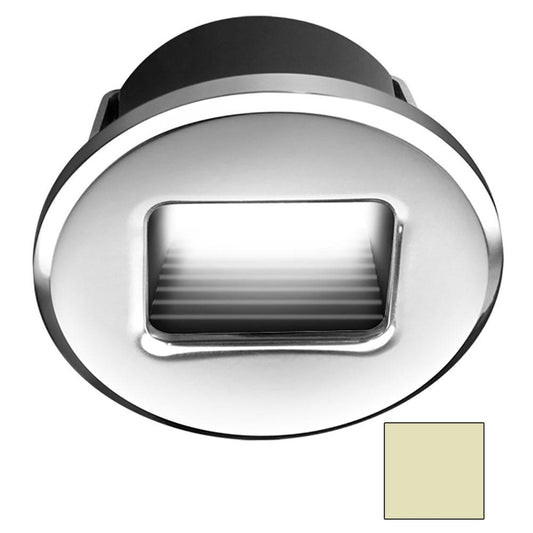 i2Systems Ember E1150Z Snap-In - Polished Chrome - Round - Warm White Light [E1150Z-11CAB] - Twin Screws Marine Service