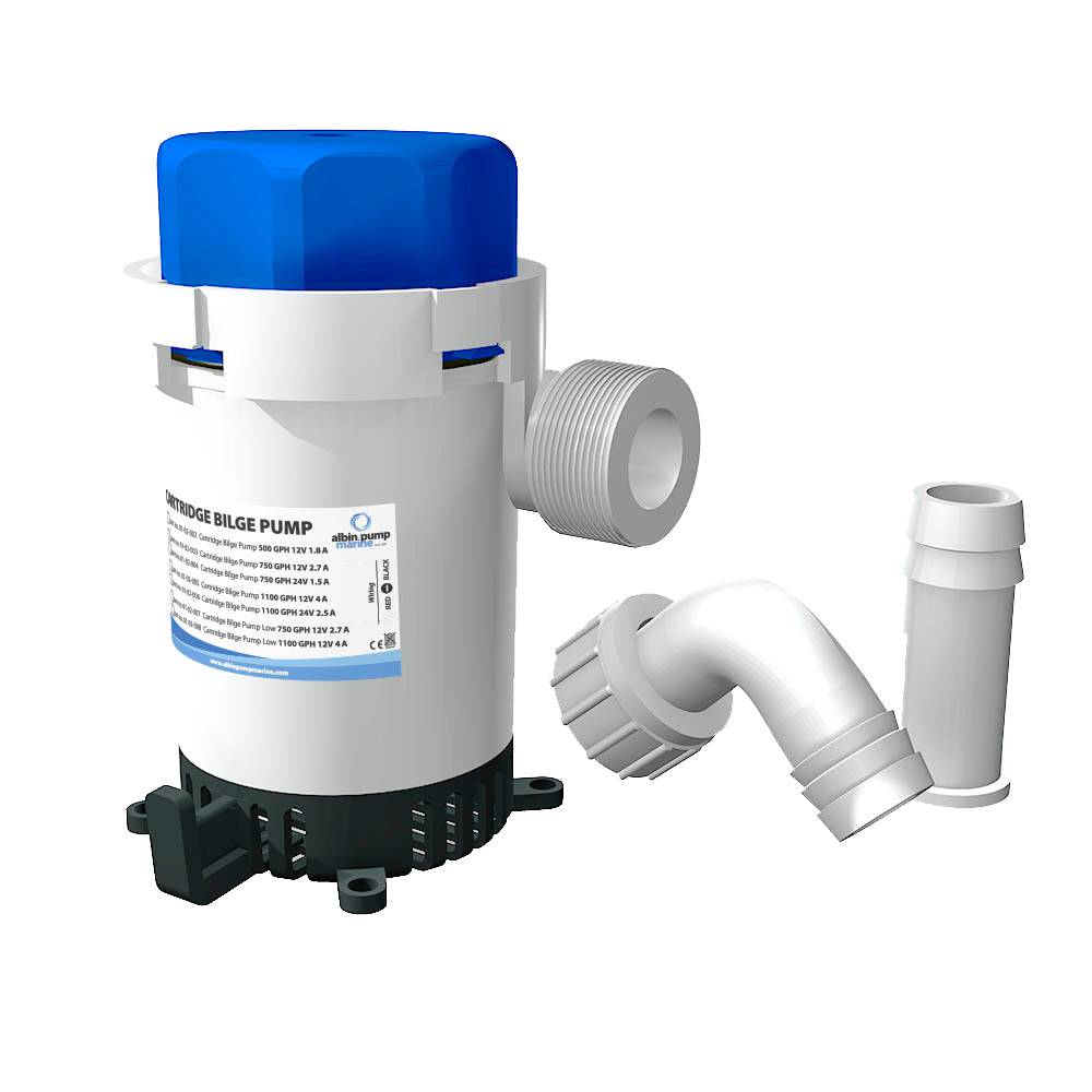 Albin Group Cartridge Bilge Pump 750GPH - 12V [01-02-003] - Twin Screws Marine Service