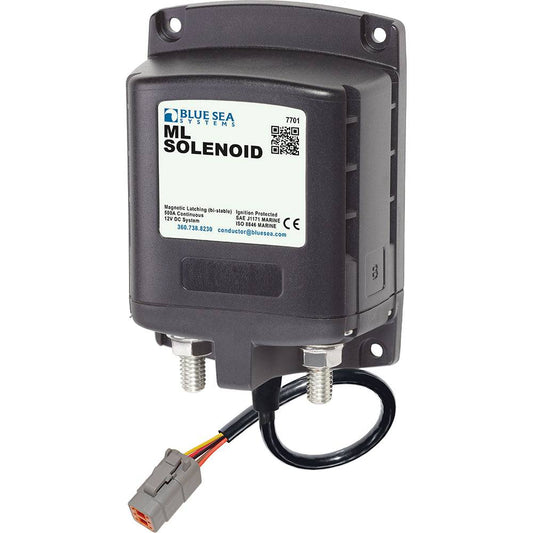 Blue Sea 7701100 ML Solenoid 12V 500A w/Deutsch Connector [7701100] - Twin Screws Marine Service