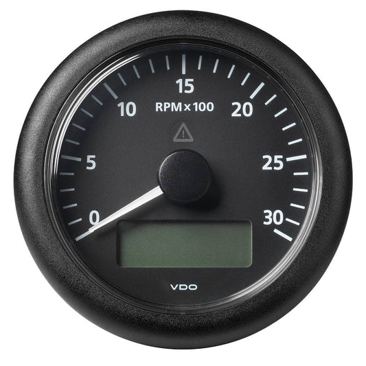 Veratron 3-3/8" (85MM) ViewLine Tachometer w/Multi-Function Display - 0 to 3000 RPM - Black Dial  Bezel [A2C59512390] - Twin Screws Marine Service