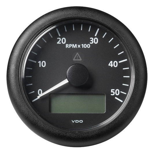 Veratron 3-3/8" (85MM) ViewLine Tachometer w/Multi-Function Display - 0 to 5000 RPM - Black Dial  Bezel [A2C59512392] - Twin Screws Marine Service