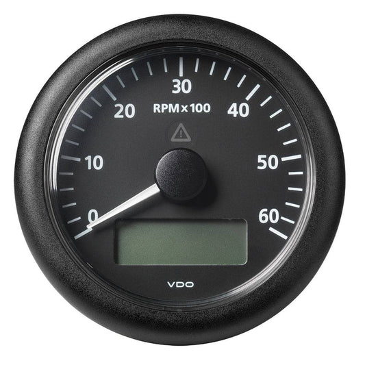 Veratron 3-3/8" (85MM) ViewLine Tachometer w/Multi-Function Display - 0 to 6000 RPM - Black Dial  Bezel [A2C59512393] - Twin Screws Marine Service