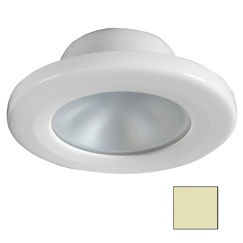 i2Systems Apeiron A3101Z 2.5W Screw Mount Light - Warm White - White Finish [A3101Z-31CAB] - Twin Screws Marine Service