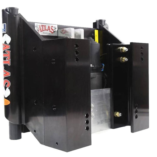 T-H Marine ATLAS 4" Set Back Hydraulic Jack Plate - Heavy Duty Black [AHJ-4VHD-B-DP] - Twin Screws Marine Service