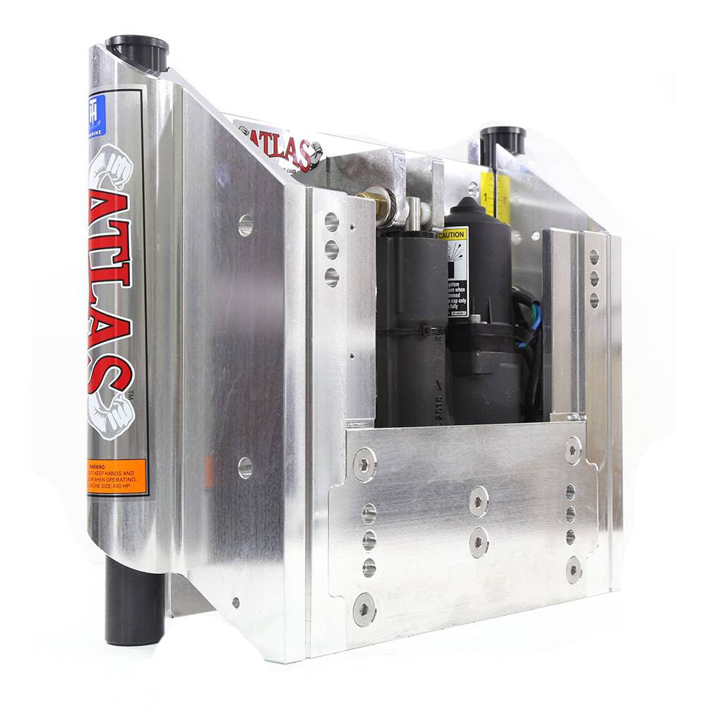 T-H Marine ATLAS 8" Set Back Hydraulic Jack Plate - Heavy Duty [AHJ-8VHD-DP] - Twin Screws Marine Service