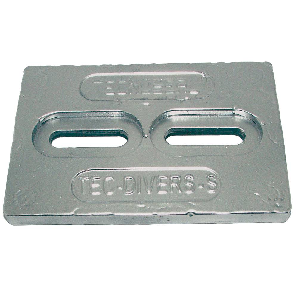 Tecnoseal Mini Zinc Plate Anode 6" x 4" x 1/2" [TEC-DIVERS-S] - Twin Screws Marine Service