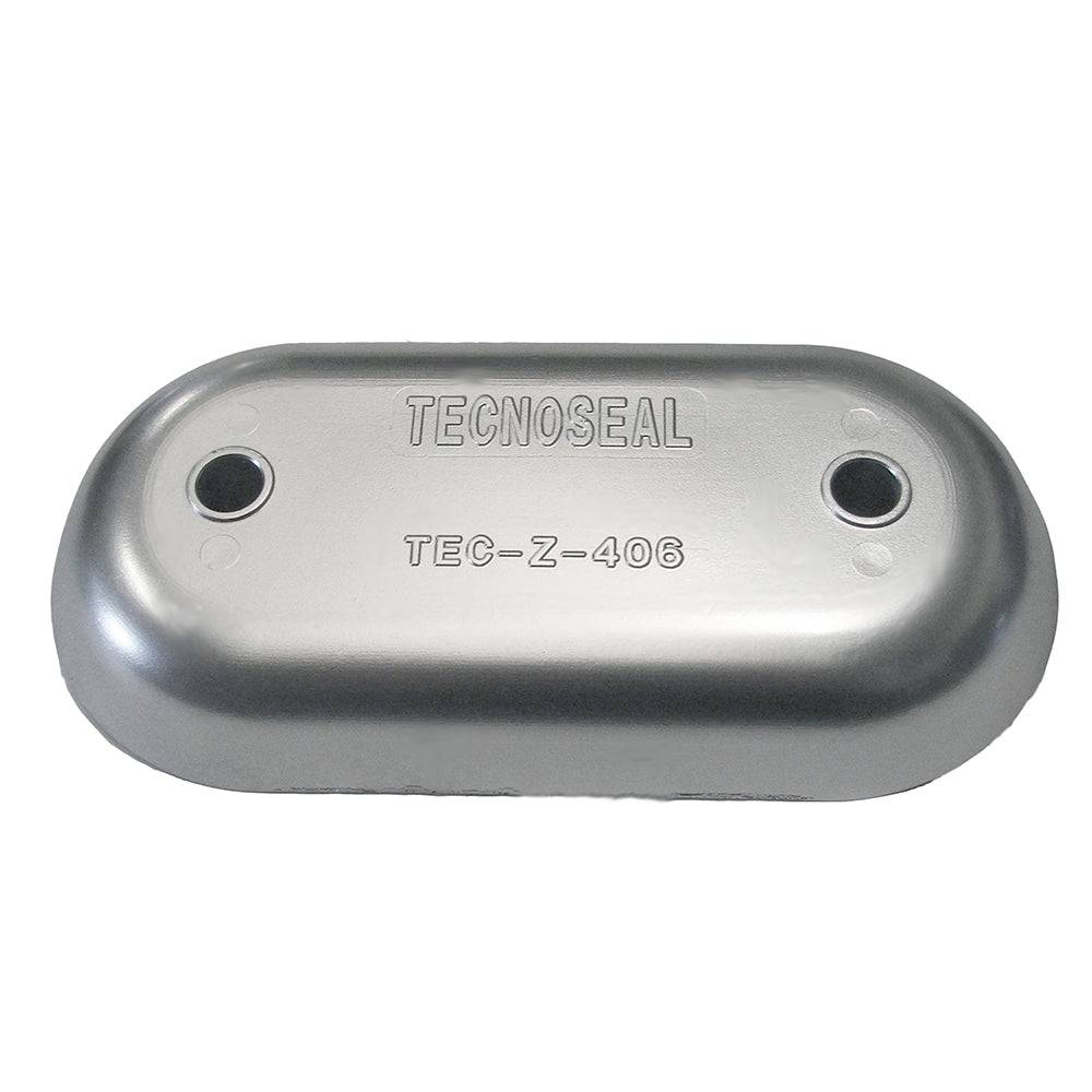 Tecnoseal Magnesium Hull Plate Anode 8-3/8" x 4-1/32" x 1-1/16" [TEC-Z-406MG] - Twin Screws Marine Service