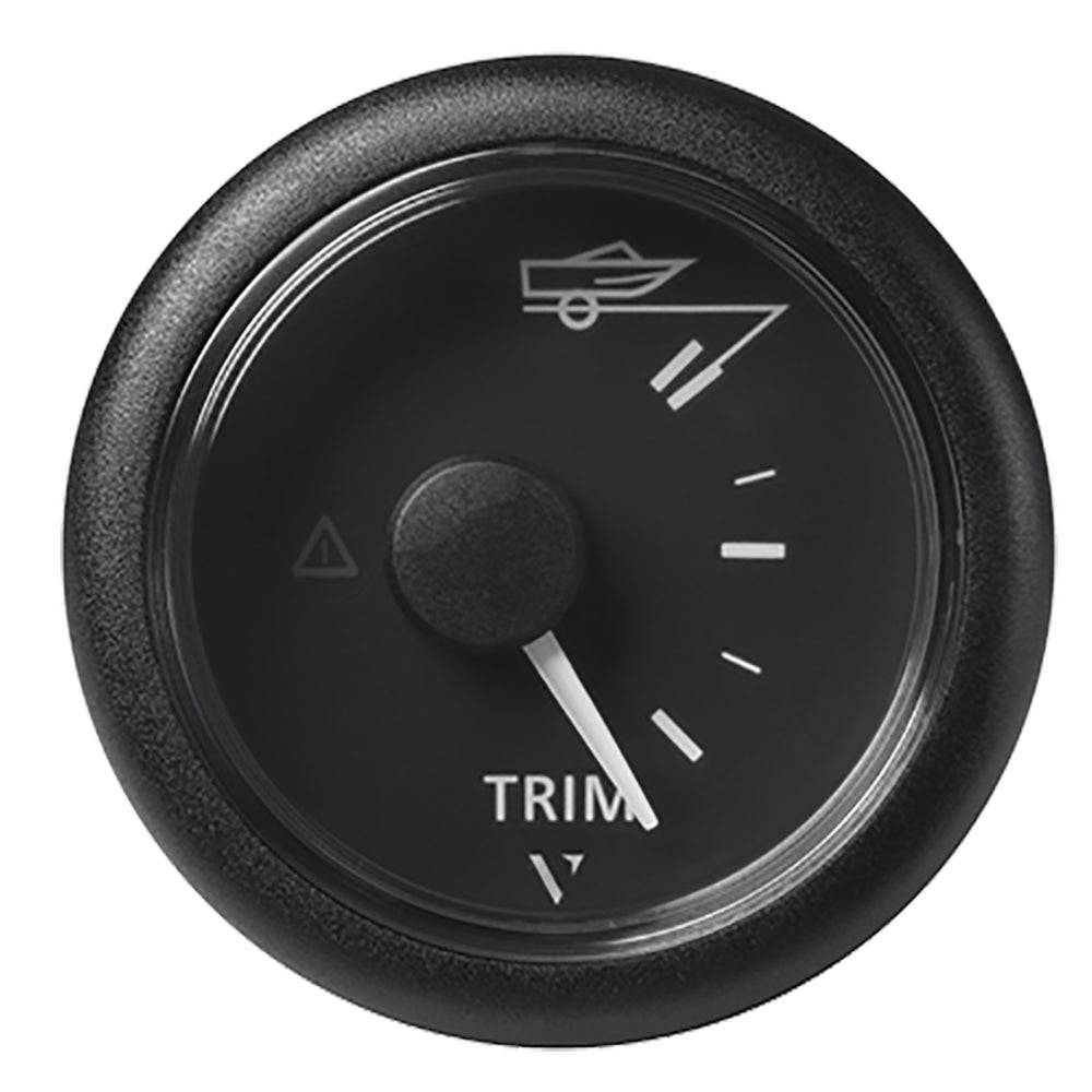Veratron 52MM (2-1/16") ViewLine Trim Indicator Gauge Up/Down - Black Dial  Round Bezel [A2C59514180] - Twin Screws Marine Service