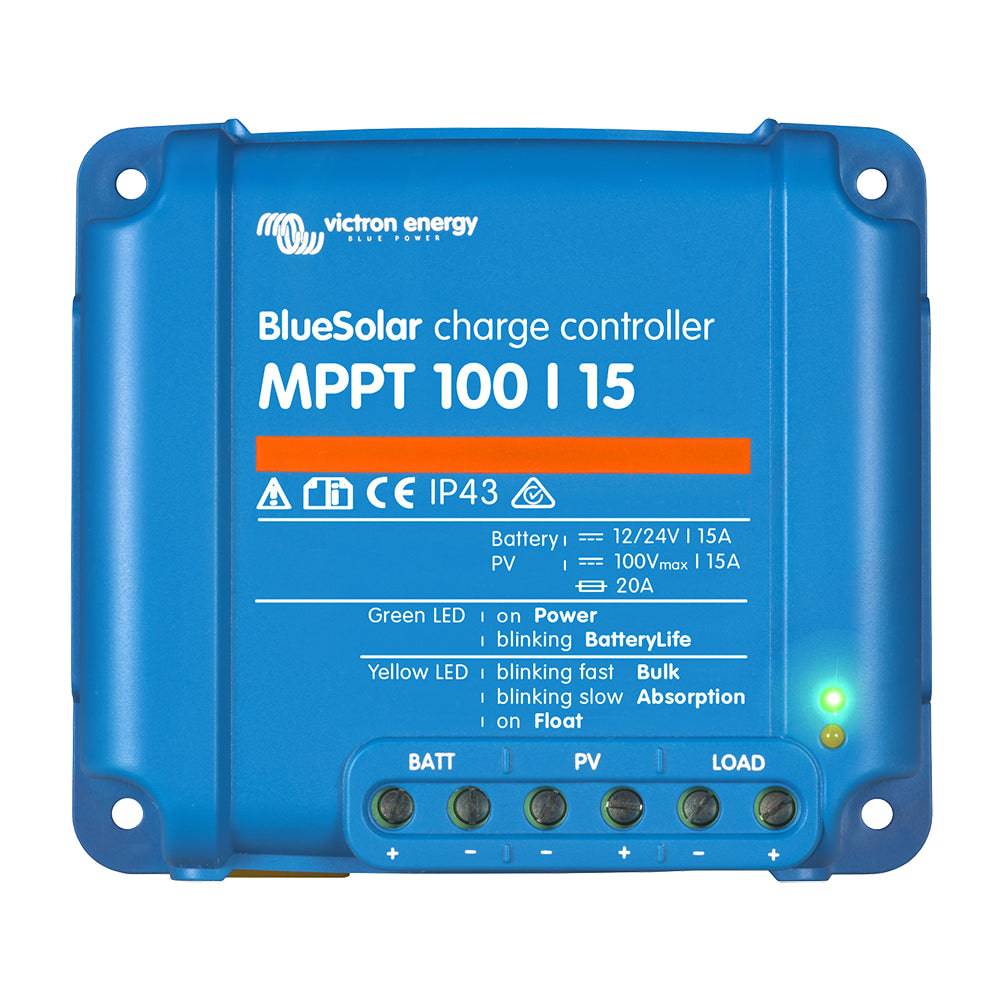 Victron BlueSolar MPPT Charge Controller - 100V - 15AMP - UL Approved [SCC010015200R] - Twin Screws Marine Service