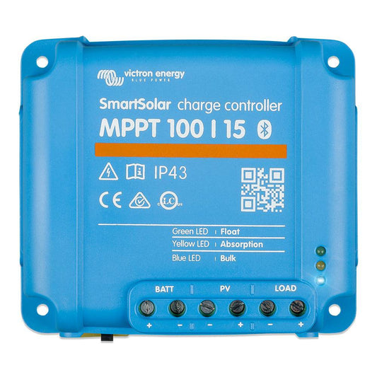 Victron SmartSolar MPPT Charge Controller - 100V - 15AMP - UL Approved [SCC110015060R] - Twin Screws Marine Service