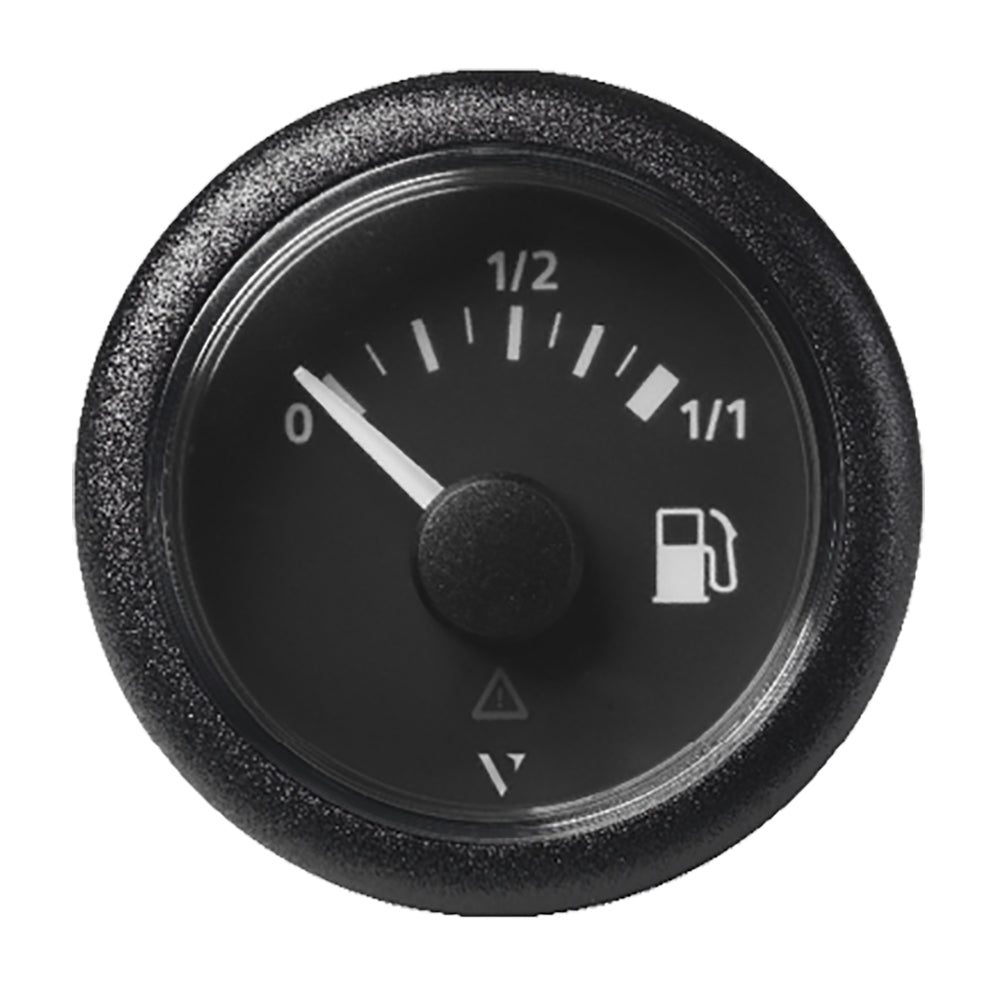 Veratron 52mm (2-1/16") ViewLine Fuel Tank Level Gauge - 0 to 1/1 - Black Dial  Round Bezel [A2C59514079] - Twin Screws Marine Service