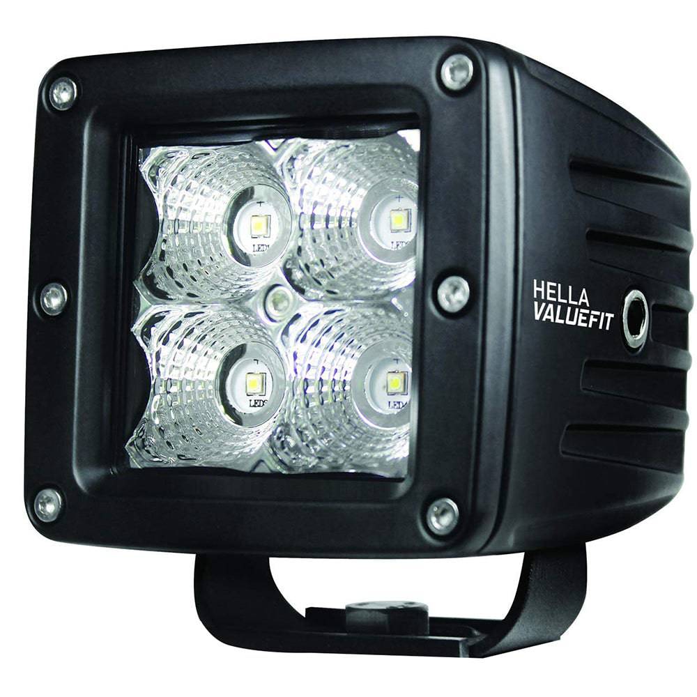 Hella Marine Value Fit LED 4 Cube Flood Light - Black [357204031] - Twin Screws Marine Service