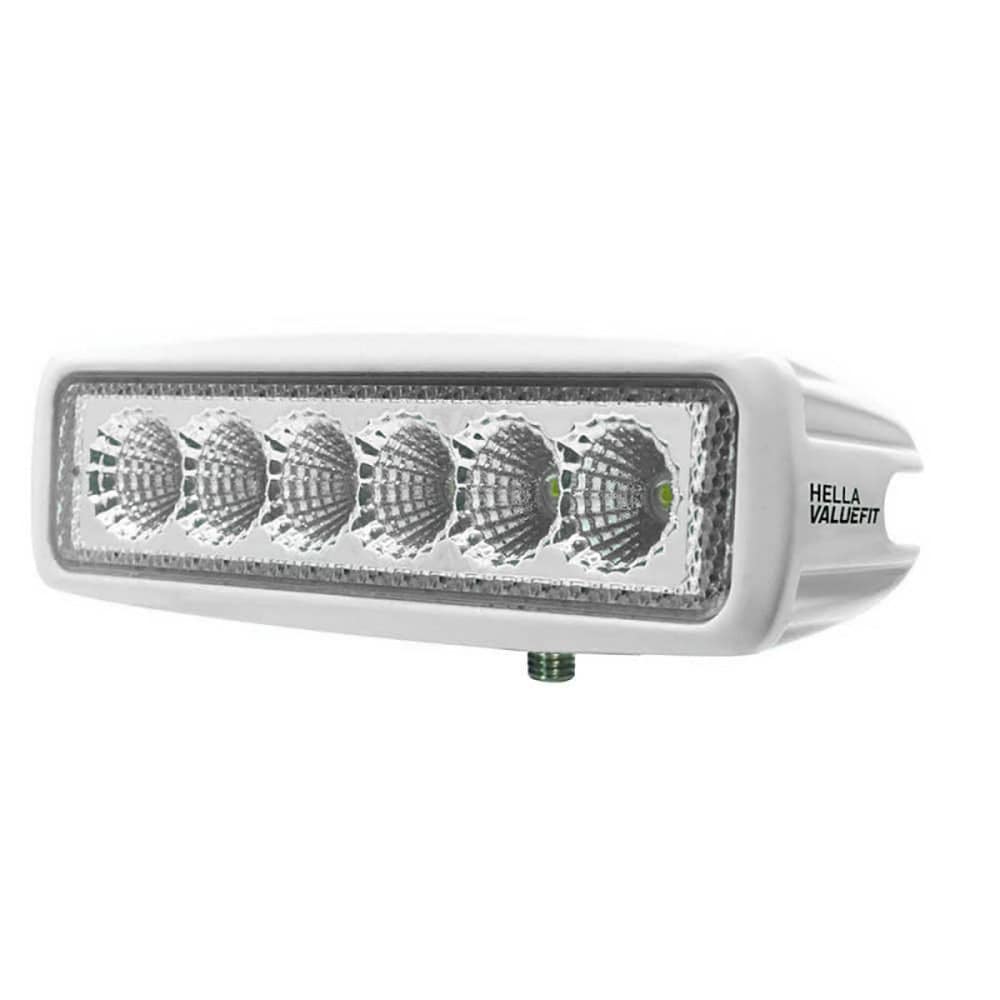 Hella Marine Value Fit Mini 6 LED Flood Light Bar - White [357203051] - Twin Screws Marine Service