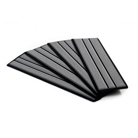SeaDek Faux Teak 4-Piece Step Kit - Storm Grey/Black [23902-80066] - Twin Screws Marine Service
