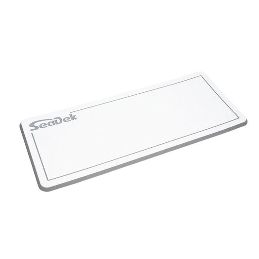 SeaDek Small Helm Pad - White/Storm Grey w/SeaDek Logo [37925-80375] - Twin Screws Marine Service