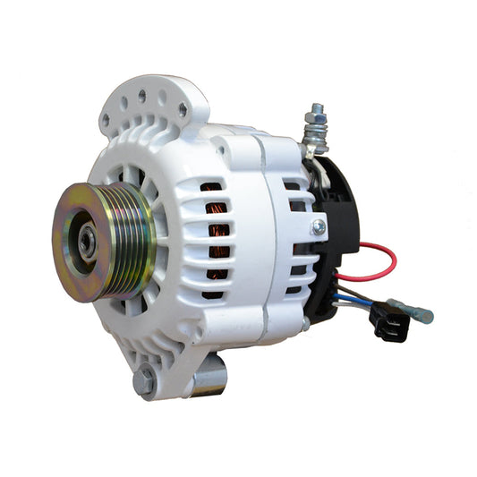 Balmar Alternator 120 Amp 12V 1-2" Single Foot Single K6 Pulley w/Isolated Grounding [621-120-K6] - Twin Screws Marine Service