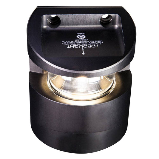 Lopolight Series 300-037 - Masthead Light - 5NM - Vertical Mount - White - Black Housing [300-037B] - Twin Screws Marine Service