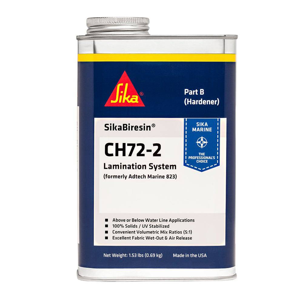 Sika SikaBiresin CH72-2 Medium Cure - Pale Amber - Quart [607407] - Twin Screws Marine Service