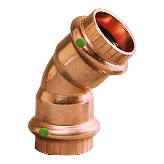 Viega ProPress 1-1/2" - 45 Copper Elbow - Double Press Connection - Smart Connect Technology [77038] - Twin Screws Marine Service