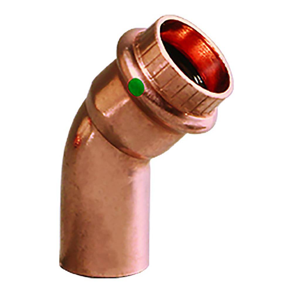 Viega ProPress 1/2" - 45 Copper Elbow - Street/Press Connection [77637] - Twin Screws Marine Service