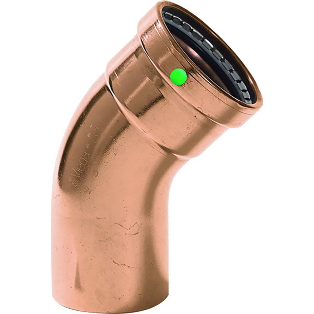 Viega ProPress - 2-1/2" - 45 Copper Elbow - Street/Press Connection - Smart Connect Technology [20668] - Twin Screws Marine Service
