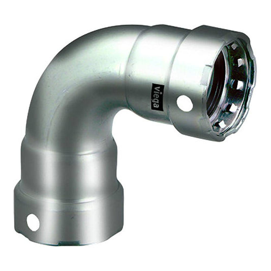 Viega MegaPress 1/2" 90 Stainless 304 Elbow - Double Press Connection - Smart Connect Technology [95005] - Twin Screws Marine Service