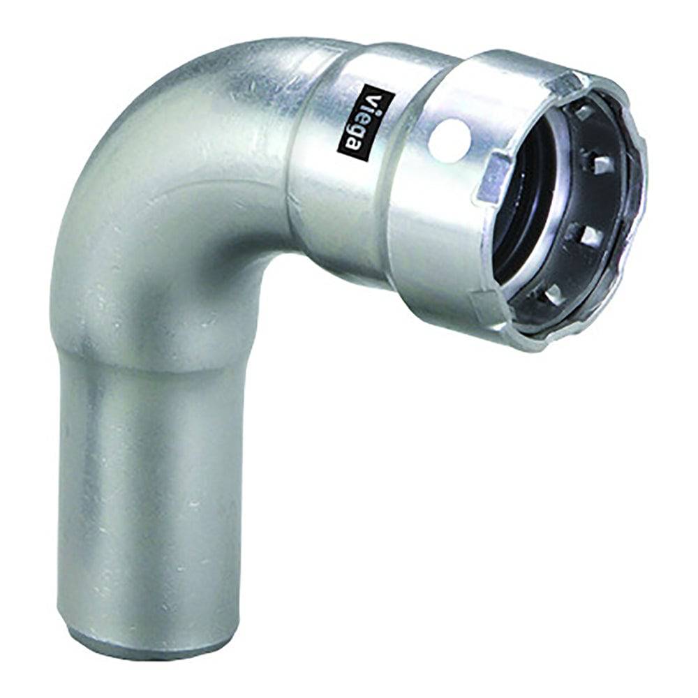 Viega MegaPress 1" 90 Stainless Steel 304 Elbow Street - Press Connection - Smart Connect Technology [95040] - Twin Screws Marine Service