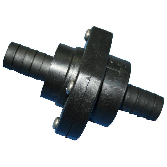 T-H Marine Double Barb Inline Scupper Check Valve - 3/4" - Black [ILS-750-DP] - Twin Screws Marine Service
