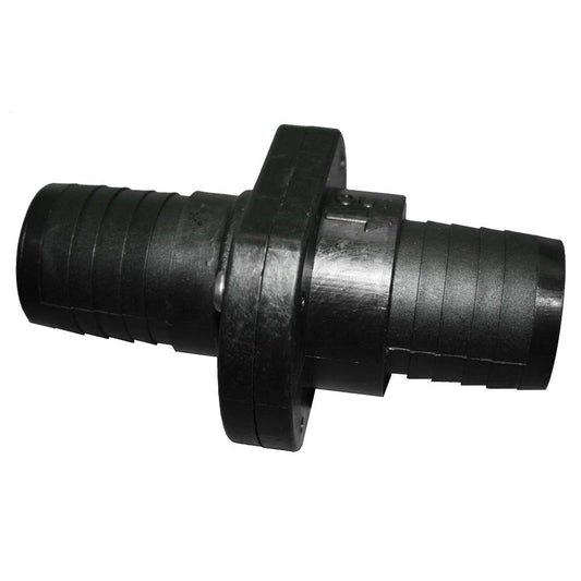 T-H Marine Double Barb Inline Scupper Check Valve - 1-1/2" - Black [ILS-1500-DP] - Twin Screws Marine Service