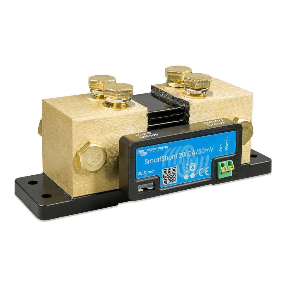 Victron SmartShunt 2000AMP/50MV Bluetooth Smart Battery Shunt [SHU050220050] - Twin Screws Marine Service
