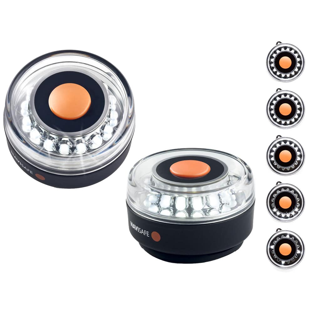 Navisafe Navilight All-White 5 Mode 360 2NM w/Magnet Base [001-1] - Twin Screws Marine Service