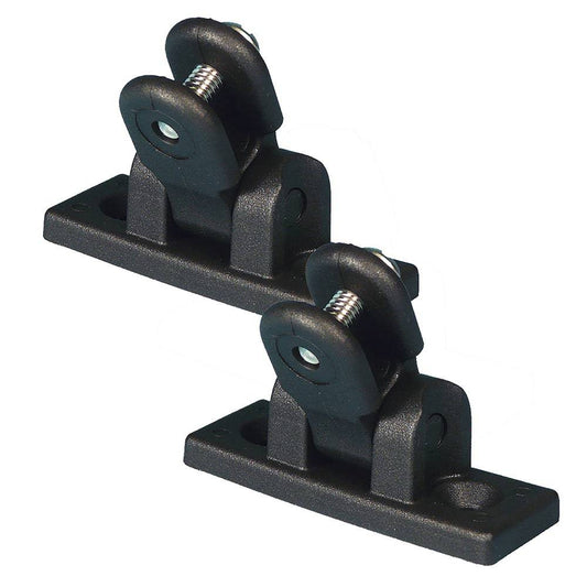 Carver Deck Hinge Nylon Pair - Black [7782B] - Twin Screws Marine Service