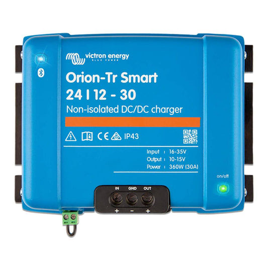 Victron Orion-TR Smart 24/12-30 30A (360W) Non-Isolated DC-DC Charger or Power Supply [ORI241236140] - Twin Screws Marine Service