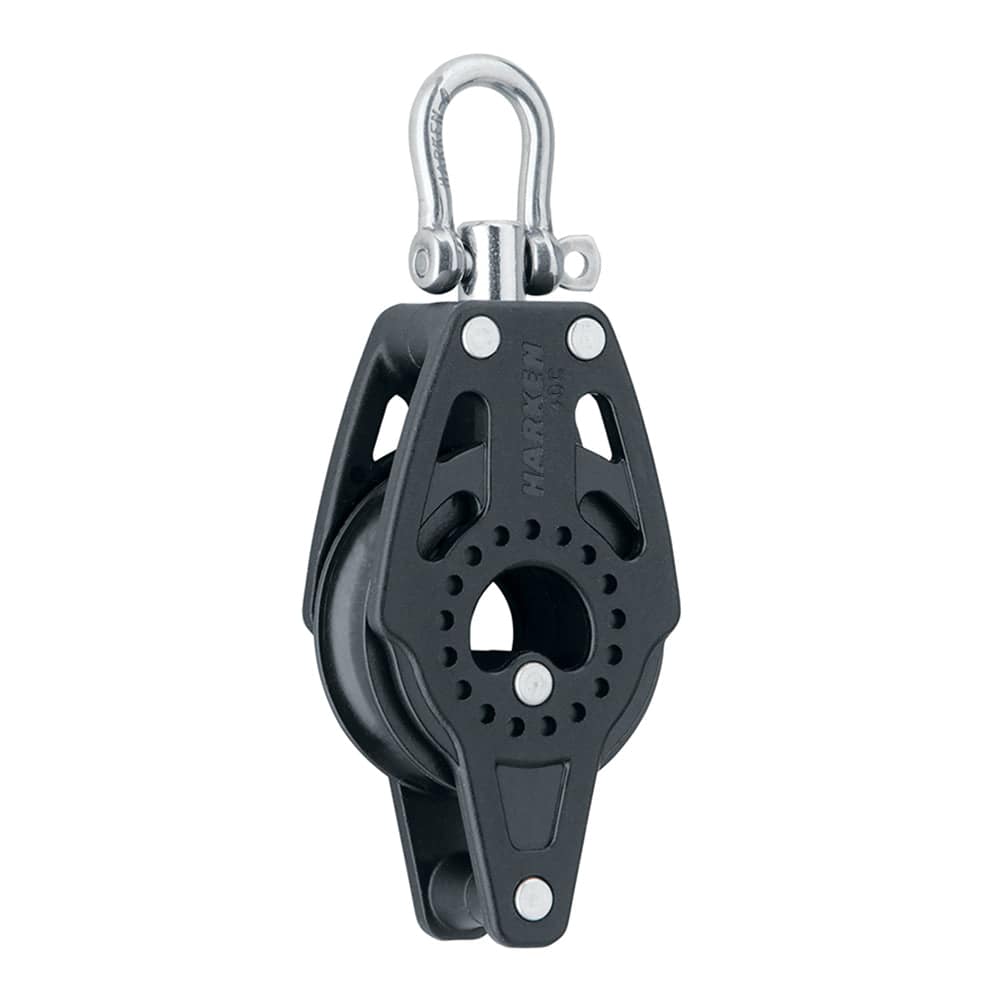 Harken 40mm Carbo Block Single w/Swivel  Bracket [2637] - Twin Screws Marine Service