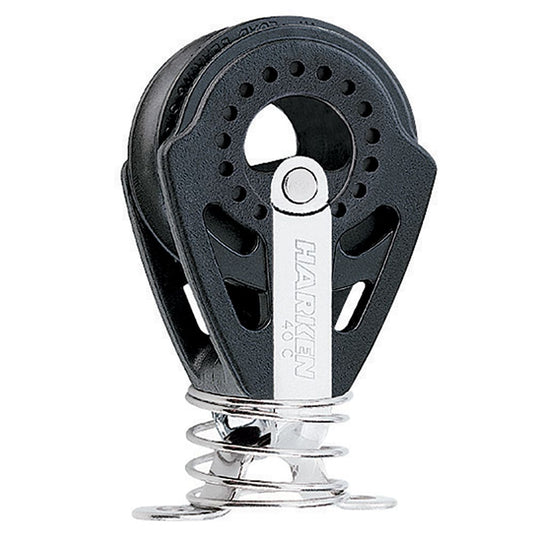 Harken 40mm Carbo Block w/Spring  Eyestrap [2652] - Twin Screws Marine Service