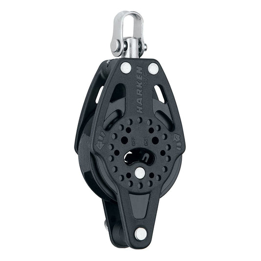 Harken 57mm Carbo Single Ratchet Block w/Swivel  Becket [2136] - Twin Screws Marine Service