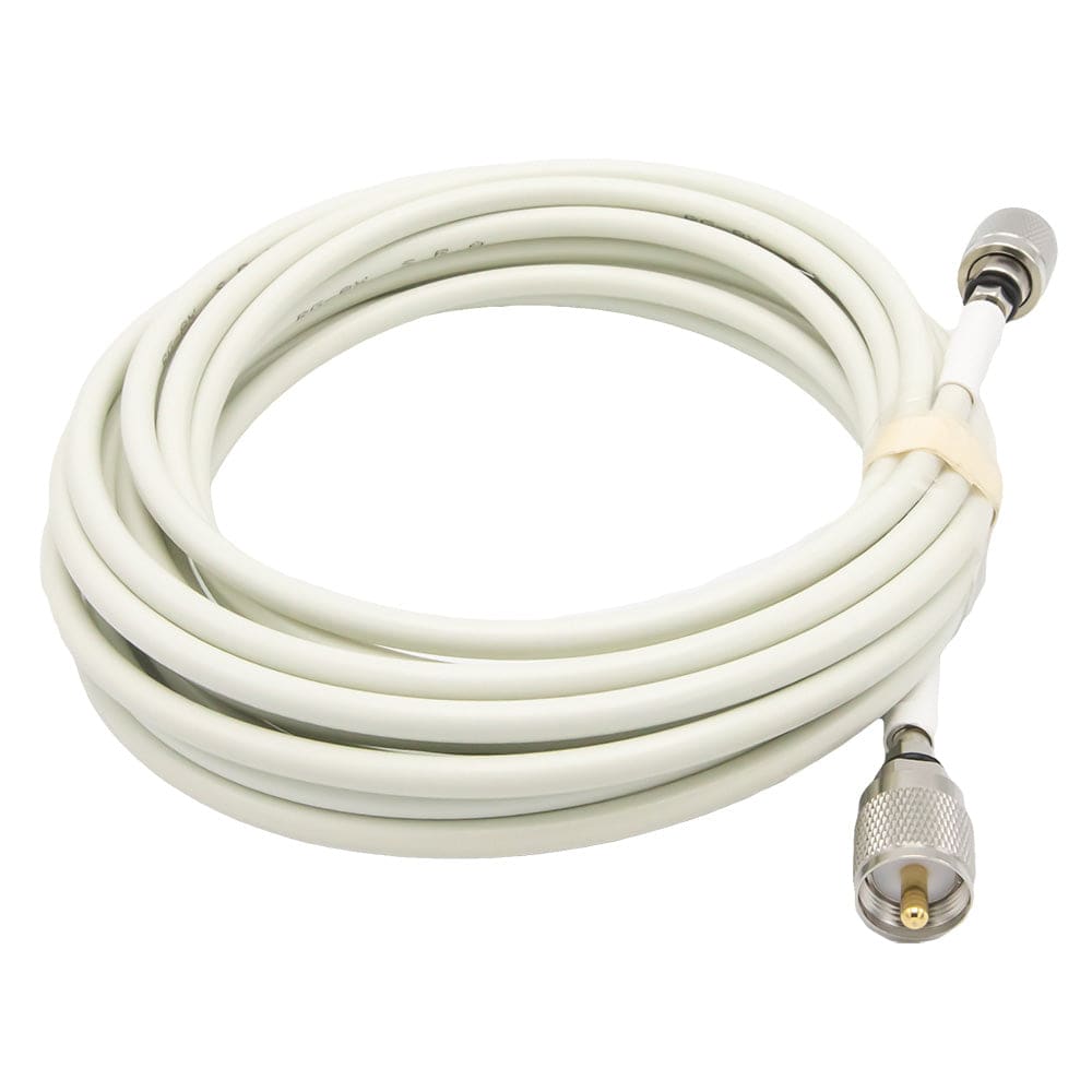 Shakespeare 20 Cable Kit f/Phase III VHF/AIS Antennas - 2 Screw On PL259S  RG-8X Cable w/FME Mini Ends Included [PIII-20-ER] - Twin Screws Marine Service