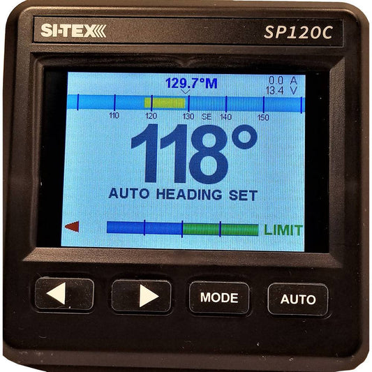 SI-TEX SP-120 Color System w/Rudder Feedback  Type "S" Mechanical Dash Drive [SP120C-RF-3] - Twin Screws Marine Service