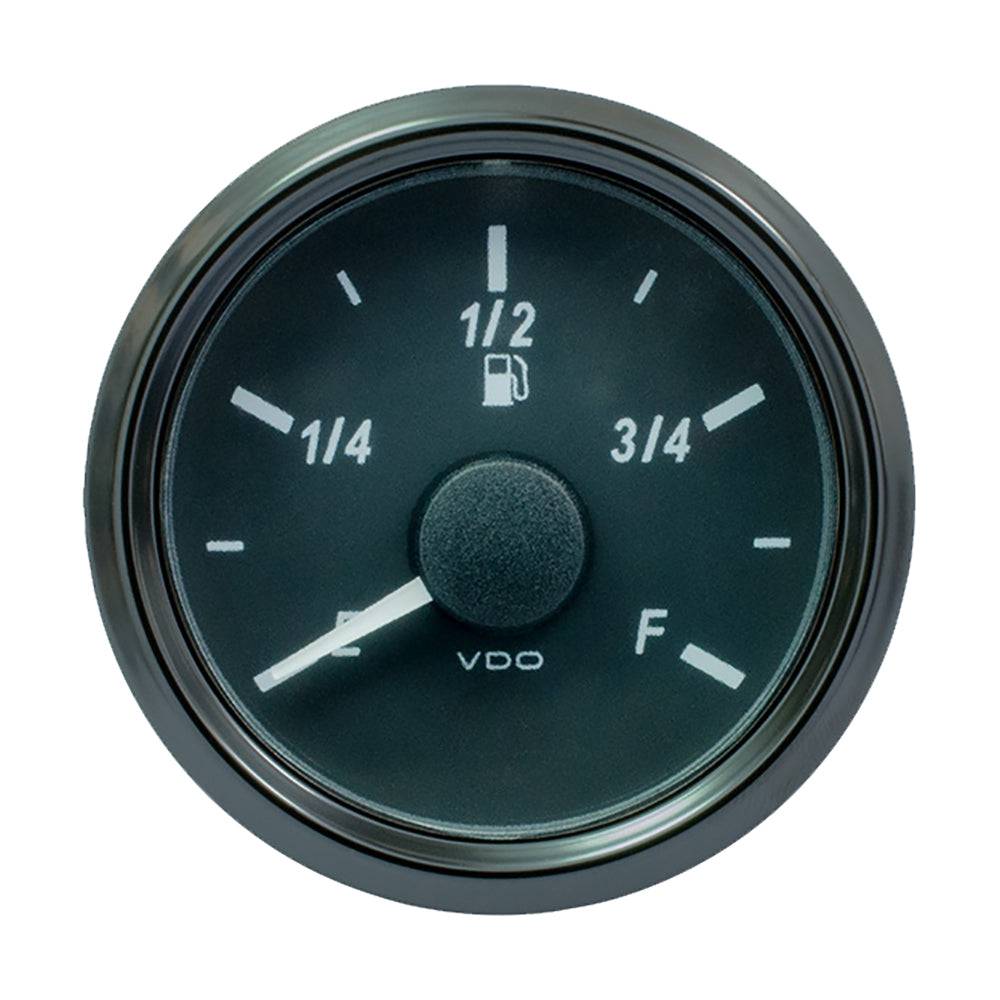 VDO SingleViu 52mm (2-1/16") Fuel Level Gauge - E/F Scale - 0-180 Ohm [A2C3833120030] - Twin Screws Marine Service