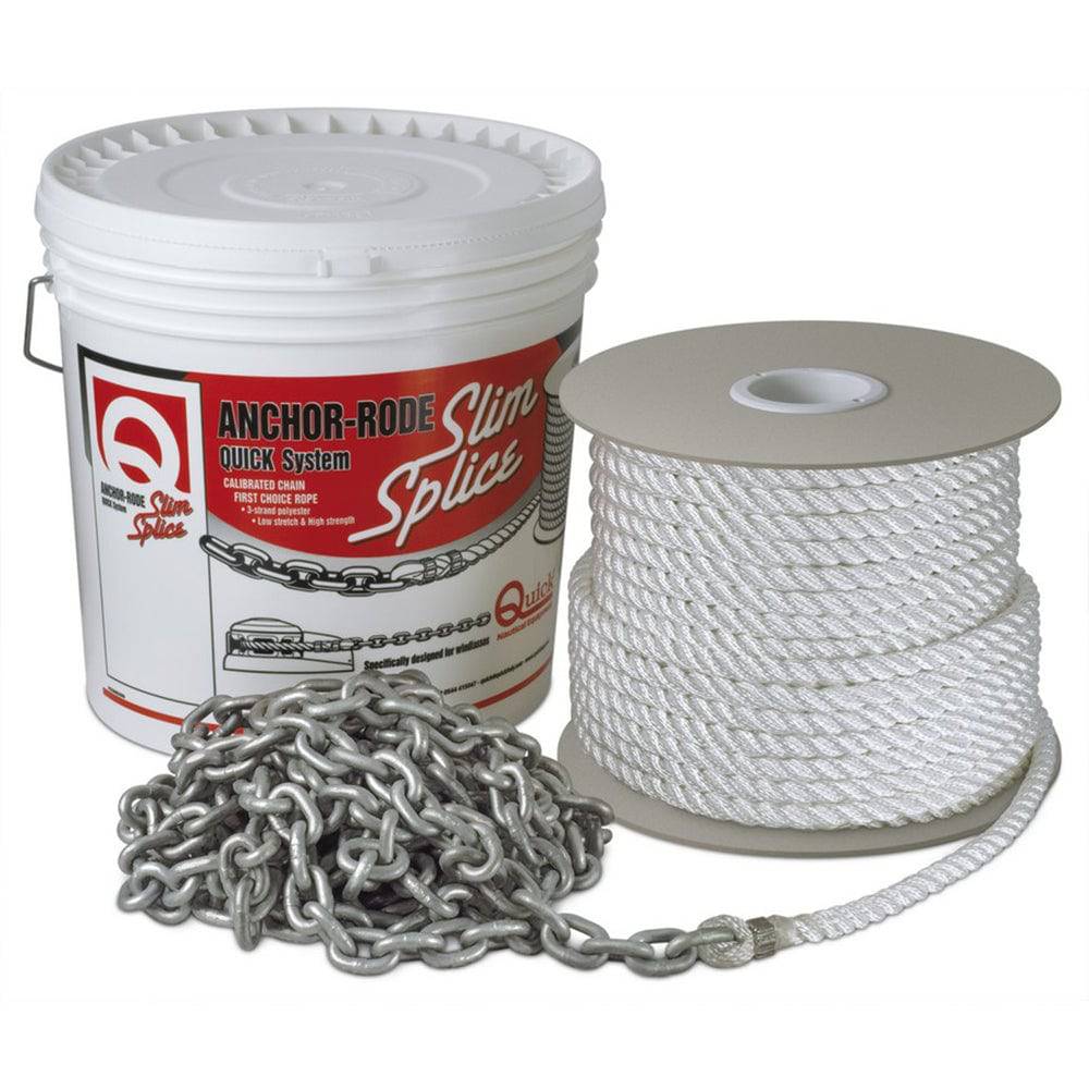 Quick Anchor Rode 20 - 7mm Chain - 100 - 1/2" 3 Plait Rope [FVC070312210Q00] - Twin Screws Marine Service