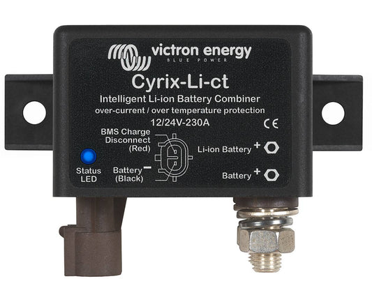 Victron Cyrix-Li-ct 12/24V-230A Intelligent Li-Ion Battery Combiner [CYR010230412] - Twin Screws Marine Service