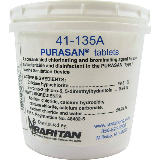 Raritan PURASAN EX Refill Tablets *1 Tub of 6 Tablets [41-135A] - Twin Screws Marine Service