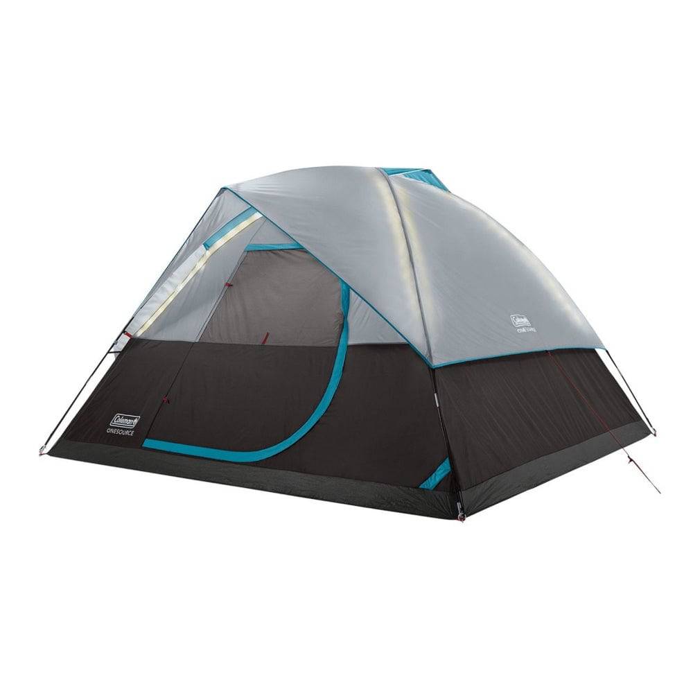 Coleman OneSource Rechargeable 4-Person Camping Dome Tent w/Airflow System  LED Lighting [2000035457] - Twin Screws Marine Service