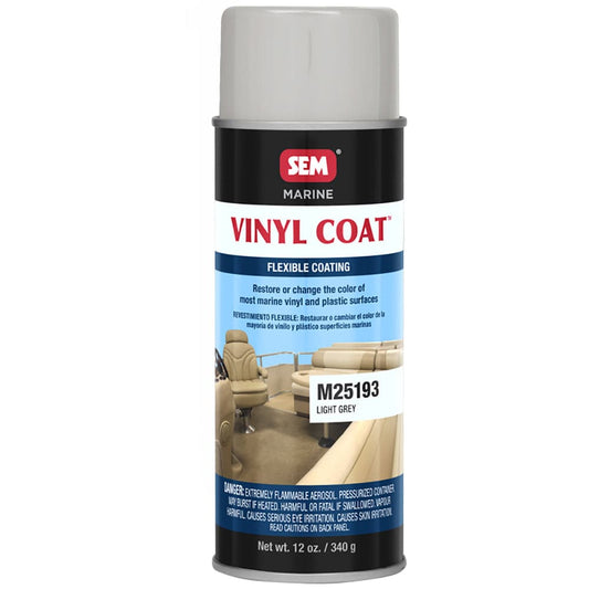 SEM Vinyl Coat - Light Grey - 12oz [M25193] - Twin Screws Marine Service