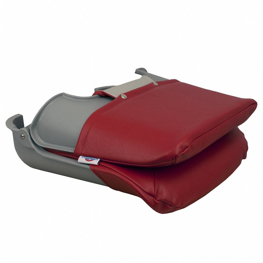 Springfield Skipper Standard Seat Fold Down - Grey/Red [1061018] - Twin Screws Marine Service