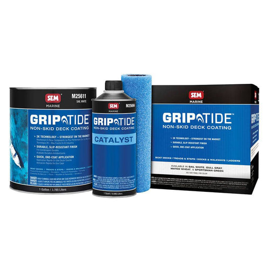 SEM GripTide Non-Skid Deck Coating Kit - Sail White [M25610] - Twin Screws Marine Service