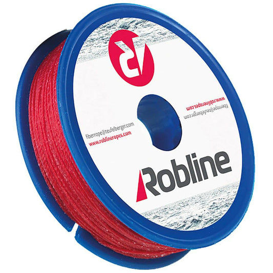 Robline Waxed Whipping Twine - 0.8mm x 40M - Red [TYN-08RSP] - Twin Screws Marine Service